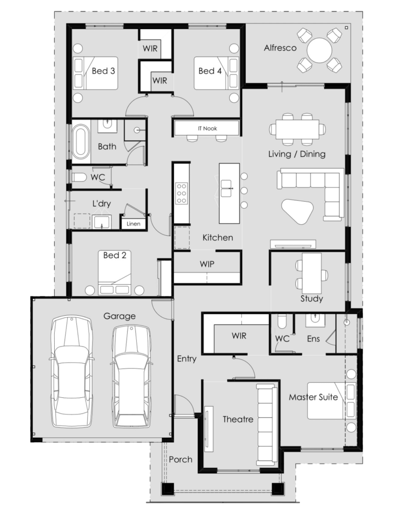 Lot 192 Bross Way, Lakelands – Nebula Floorplan