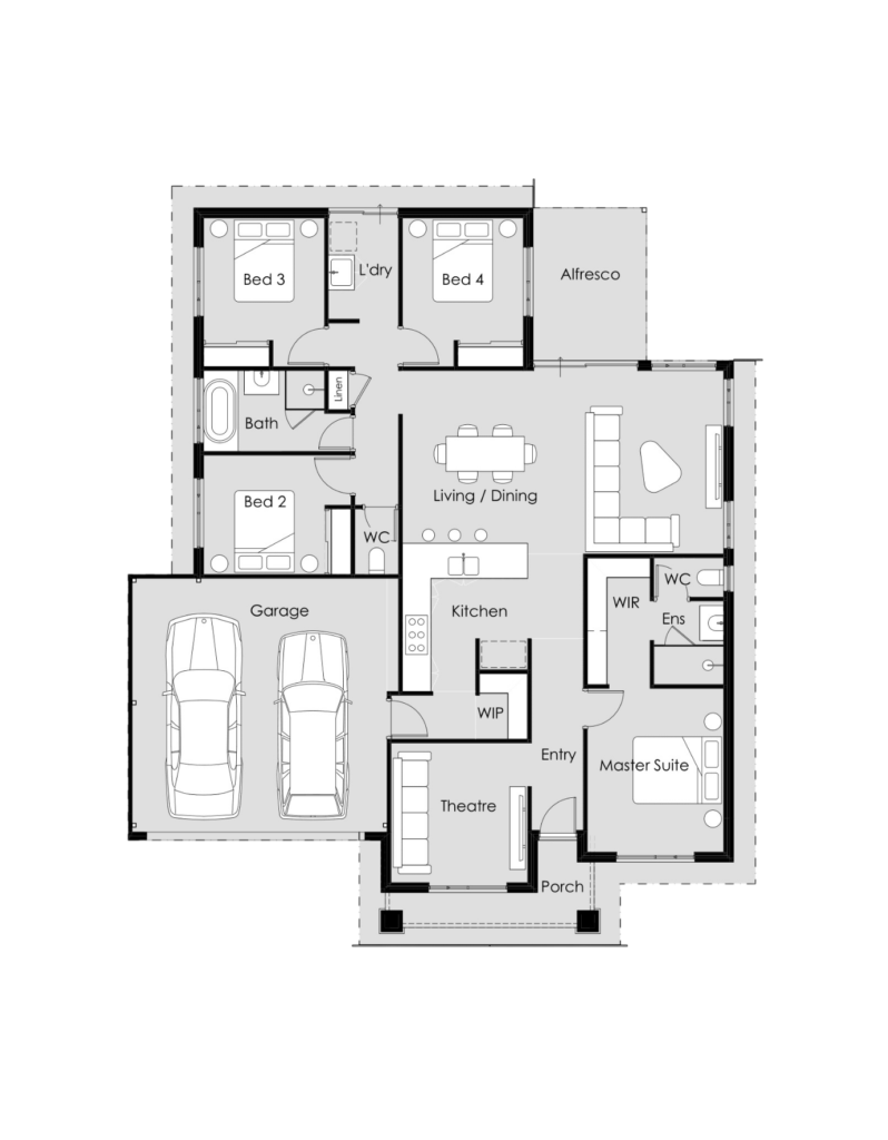 Lot 486 Palmerston Loop, Hilbert – Omega Floorplan